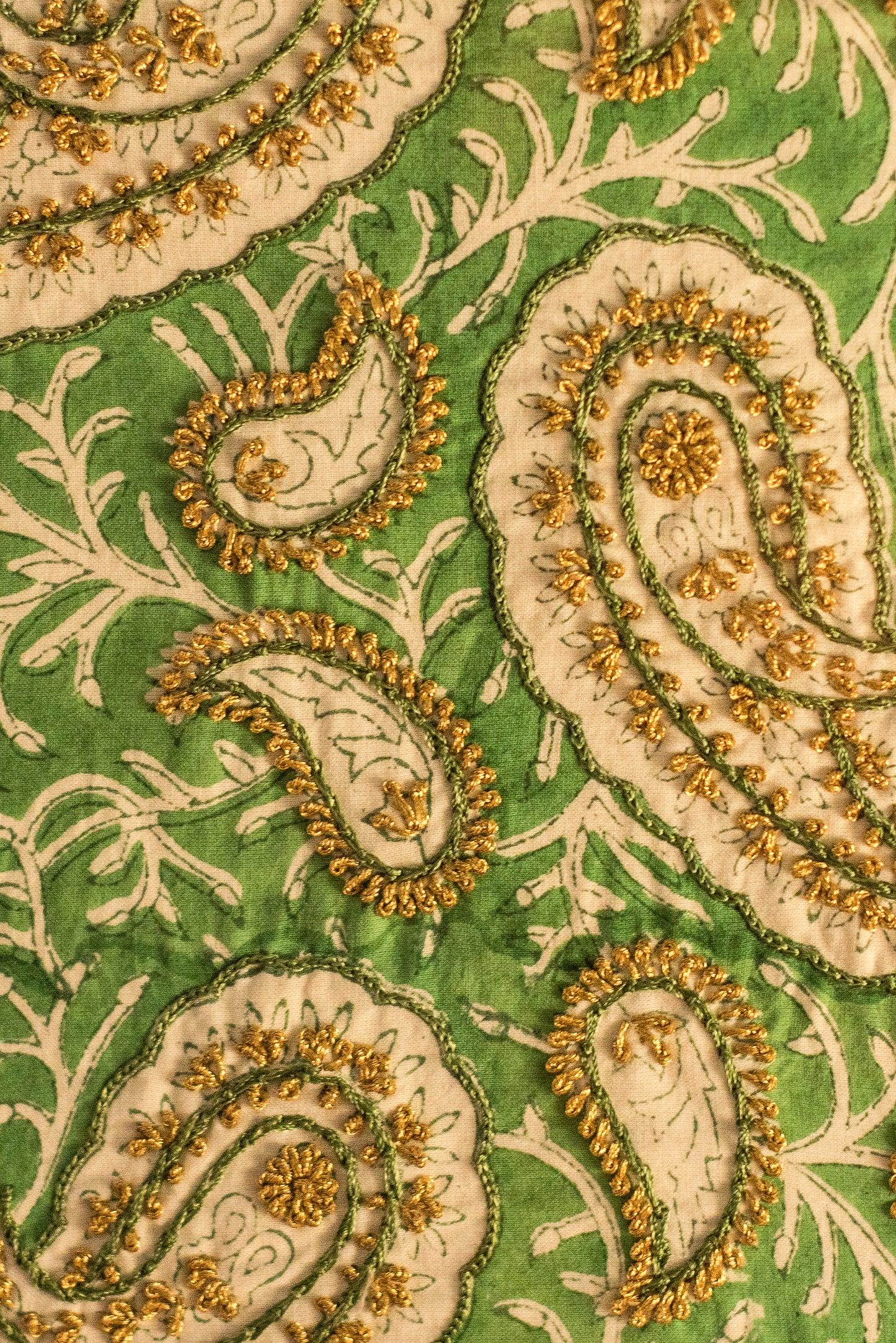 Emerald Paisley Wall Art