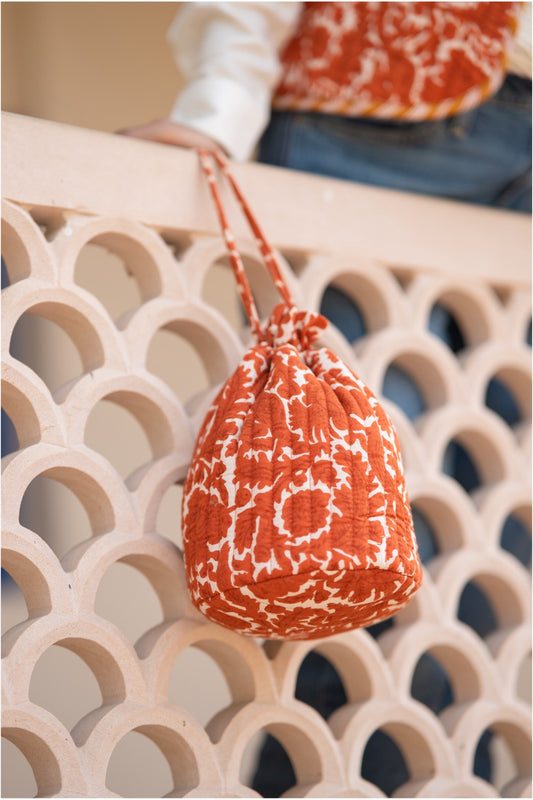 Bella Bucket Bag | Rosso