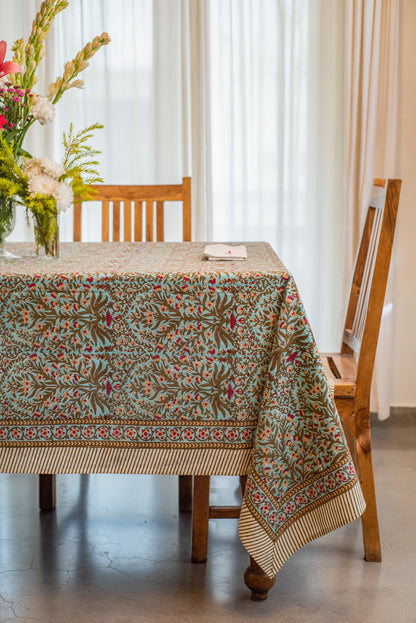 Blue Amber Tablecloth
