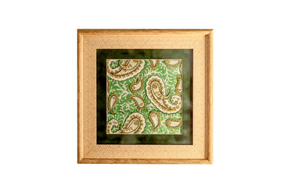 Emerald Paisley Wall Art
