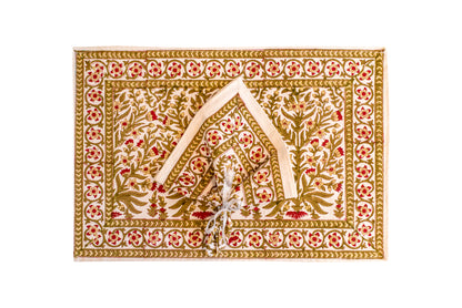 Ivory Amber Mats + napkins