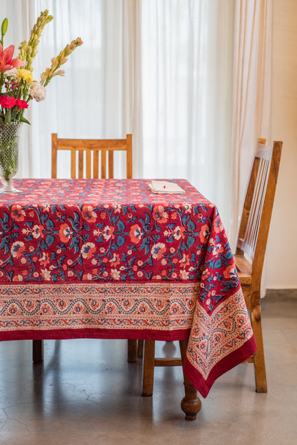 Purple Carnation Tablecloth