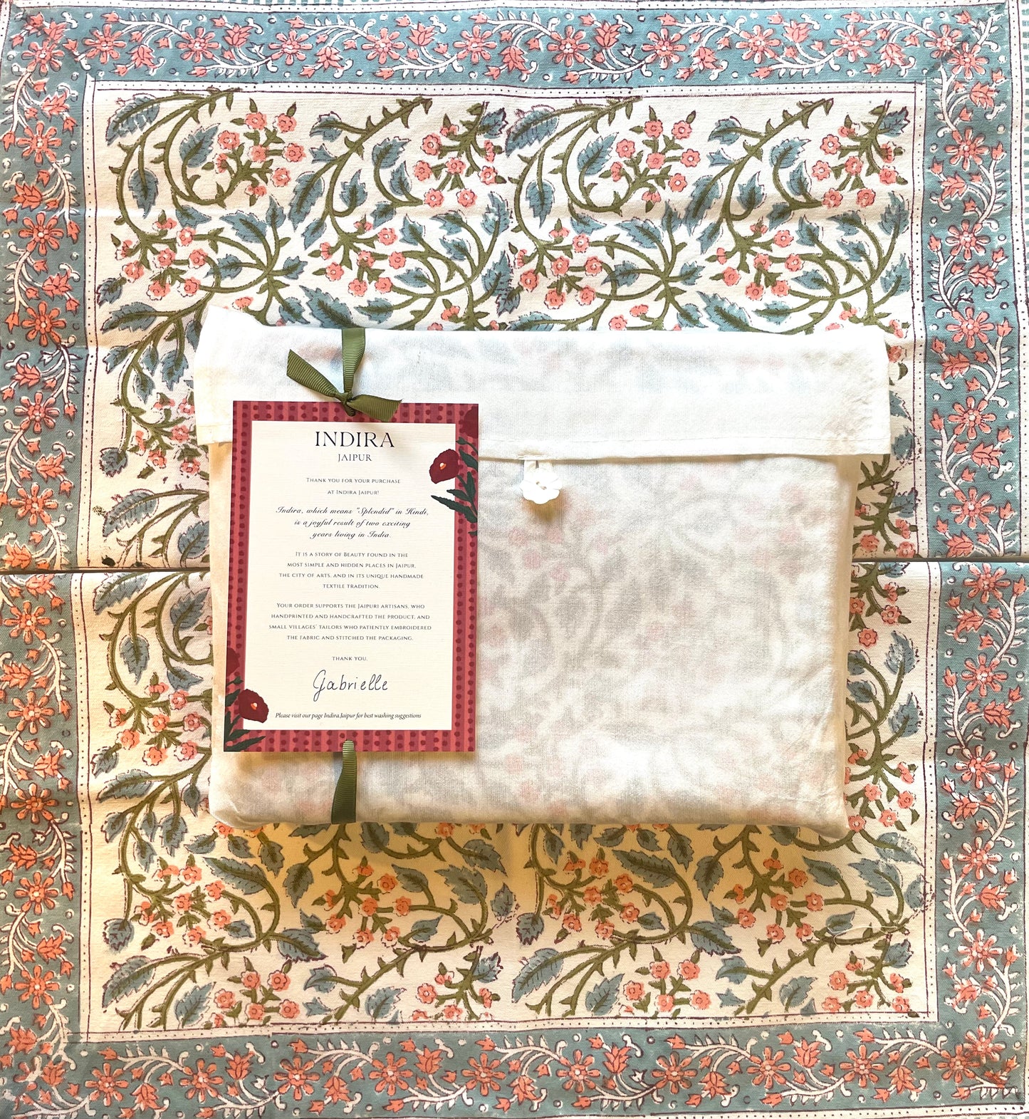 Jasmine Mats + napkins